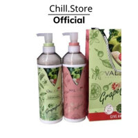 Cặp Dầu Gội Xả Bưởi Grapefruit Valert 850ML Giảm Rụng Tóc Kích Mọc Tóc Phục Hồi Hư Tổn - Chính Hãng