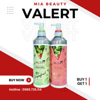 Cặp Dầu Gội Xả Bưởi Grapefruit Valert 850ML Giảm Rụng Tóc Kích Mọc Tóc Phục Hồi Hư Tổn - Chính Hãng