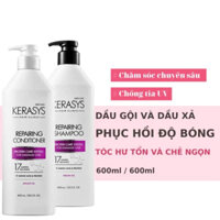 Cặp Dầu Gội Xả Cao Cấp Kerasys Repairing Hàn quốc giúp tóc phục hồi, bóng khỏe 600ml