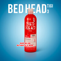 Cặp dầu gội xả cao cấp Tigi đỏ Tigi 3 Bed Head dưỡng tóc chuyên sâu, phục hồi tóc hư tổn, Hàng Đức chính hãng