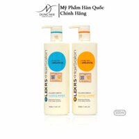 Cặp Dầu Gội Xả Cho Tóc Khô Hư Tổn Olexrs Argan Oil Collagen Hair Salon 500ml
