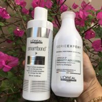 CẶP DẦU GỘI XẢ CHỐNG RỤNG VÀ PHỤC HỒI TÓC LOREAL SMARTBOND 300ML + 250ML