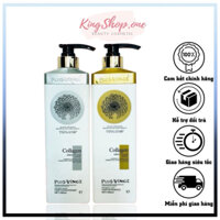 Cặp Dầu Gội Xả Collagen Vinge 1000ML | Giảm Rụng, Kích Mọc, Phục Hồi Tóc Hư Tổn