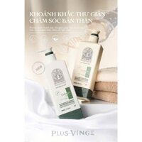 Cặp Dầu Gội Xả Collagen Vinge plus 1000ML Giảm Rụng Tóc, Kích Mọc Tóc, Phục Hồi Tóc Hư Tổn Hàng Chính Hãng _
