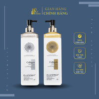 Cặp Dầu Gội Xả Collagen Vinge 1000ML