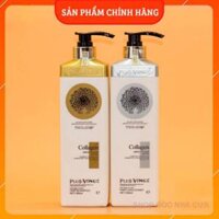 Cặp Dầu Gội Xả Collagen Vinge 1000ML | Giảm Rụng, Kích Mọc, Phục Hồi Tóc Hư Tổn