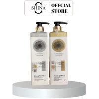 Cặp Dầu Gội Xả Collagen Vinge Plus 1000ML | Hàng Chính Hãng