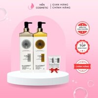 Cặp Dầu Gội Xả Collagen Vinge 1000ML