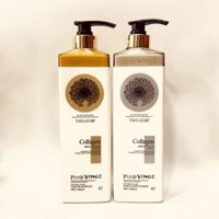 Cặp Dầu Gội Xả Collagen Vinge 1000ML