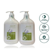 Cặp Dầu Gội Xả Collagen Keratin Plant Formula 800ml Siêu Mềm Mượt Hương nước hoa