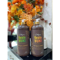 CẶP DẦU GỘI XẢ COLLAGEN KERATIN YUKI 2000ml/chai