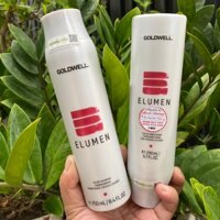 Cặp dầu gội xả Goldwell Elumen Wash Treat dành cho tóc nhuộm màu 250ml/200ml_{New}_