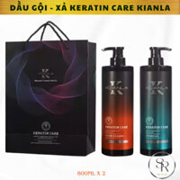 CẶP DẦU GỘI - XẢ KERATIN CARE KIANLA PHỤC HỒI TÓC HƯ TỔN 800ml - HÀNG CHÍNH HÃNG