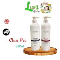 Cặp Dầu Gội Xả KERATIN CLASS PRO 800ML Phục Hồi, Kích Thích Mọc Tóc, Chống Hư Tổn Hàng Chính Hãng_Lusy