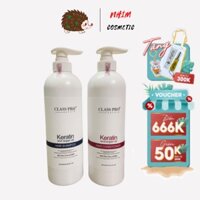 Cặp Dầu Gội Xả KERATIN CLASS PRO 800ML Phục Hồi, Kích Thích Mọc Tóc,Chống Hư Tổn.Hàng Chính Hãng