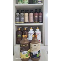 Cặp dầu gội xả Keratin Hoa Bưởi 500ml