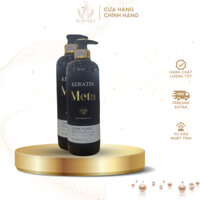 Cặp Dầu Gội, Xả Keratin META - Nuôi Dưỡng Tóc, Phục Hồi Tóc Hư Tổn, Hỗ Trợ Giảm Gàu (800ml)
