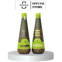 CẶP DẦU GỘI XẢ MACADAMIA TRẺ HÓA TÓC SIÊU MƯỢT 1000ML
