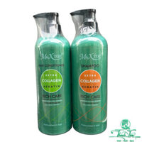 Cặp dầu gội xả Maxtop Extra Collagen Keratin 800mlx2 [ NL ]