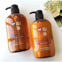 Cặp dầu gội - xả mỡ ngựa