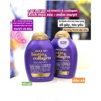 Cặp dầu gội xả OGX Biotin Collagen Shampoo & Conditioner