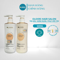 Cặp Dầu Gội Xả Olexrs Hair Salon Cam 500ml Phục Hồi Hư Tổn Đa Tầng, Tái Tạo Nang Tóc Phiên Bản 2024