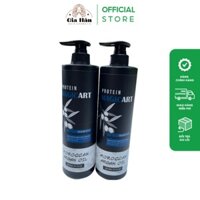 Cặp Dầu Gội Xả Organic Phục Hồi Tóc Hư Tổn, Bộ Dầu Protein Magic Art Moroccan Argan Oil 800ml Phục Hồi Tóc Chuyên Sâu