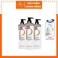 Cặp dầu gội xả P & Keratin Complex 1000ml siêu phục hồi tóc khô xơ hư tổn nặng, giảm rụng tóc