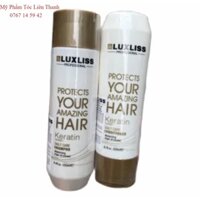 Cặp Dầu gội xả siêu dưỡng tóc Luxliss Protects Your Amazing Hair KERATIN Daily Care 250ml/200ml(new-2023)