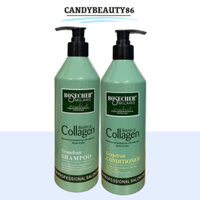 Cặp dầu gội xả siêu mềm mượt dành cho tóc khô hư tổn Bosecher 500ml * 2