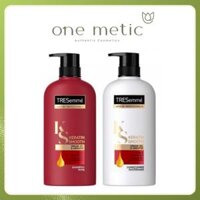 Cặp Dầu Gội Xả Tresemme KERATIN SMOOTH Thái Lan màu đỏ 450ml