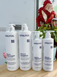 CẶP DẦU GỘI XẢ VITALYCIL SMOOTH ORGANIC CARE 470ML - 970ML