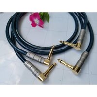Cặp dây 2 đầu 6 ly vuông Audio Phile England, chống nhiễu cao cấp - dây tín hiệu âm thanh