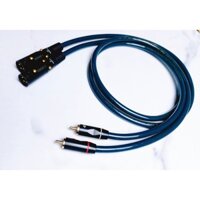 Cặp dây AV ra Canon đực cao cấp/ Dây tín hiệu âm thanh Audio Phile đầu jack xịn Canon ra AV hoa sen - Phố Nhạc