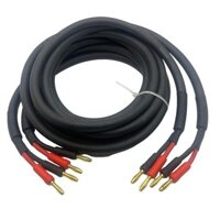 cặp dây loa klozt 2.5m chuẩn 2x4.0 sẵn đầu bắp chuối palic - dây trở kháng thấp - âm thành đều 3 dải