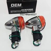 Cặp đèn xi nhan tròn sau xe CUB