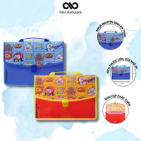 Cặp Đi Học Mondez Cặp Sách 2 Ngăn Đựng Vừa Khổ A4, Chất Liệu Nhựa Nguyên Sinh An Toàn Cho Bé, Quai Cặp Chắc Chắn M11001