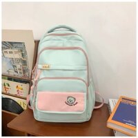 Cặp đi học nữ nhiều ngăn,balo chống nước nam nữ ba lô phong cách unisex nhiều ngăn đựng laptop 15.6inh giá rẻ Herra