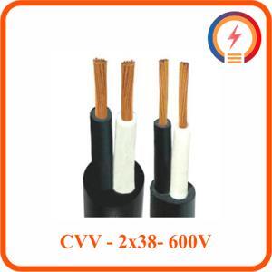 Cáp điện Cadivi CVV-2x38
