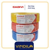 Cáp điện  CADIVI VCmd 0,6/1kV dây đôi mềm cuộn 100 mét