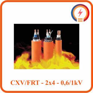 Cáp điện chậm cháy Cadivi CXV/FRT-2×4