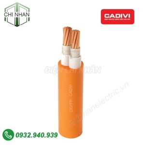 Cáp điện chống cháy Cadivi CXV/FR-2×2.5