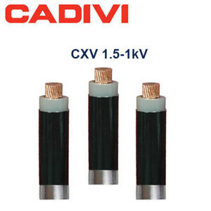 Cáp điện lực hạ thế 1 lõi 0.6/1kV CADIVI CV CXV-1.5