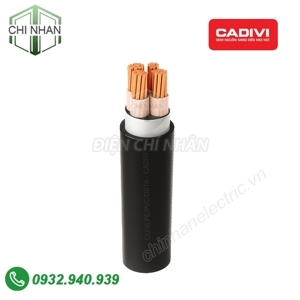 Cáp điện lực hạ thế 3 lõi pha + 1 lõi đất 0.6/1kV CADIVI CV CXV/DSTA-3×50+1×25
