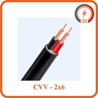 Cáp điện lực hạ thế Cadivi CVV - 2x6 - 300/500V