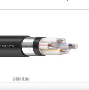 Cáp điện lực hạ thế có giáp bảo vệ 2 lõi cách điện PVC 0.6/1kV CADIVI CV AXV/DSTA 2×35