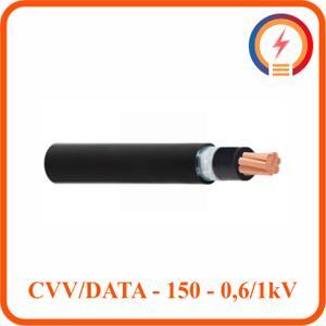 Cáp điện lực hạ thế có giáp bảo vệ 1 lõi 0.6/1kV CADIVI CV CVV/DATA-150