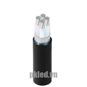 Cáp điện lực hạ thế có giáp bảo vệ 3 lõi pha 1 lõi đất 0.6/1kV CADIVI CV AXV/DSTA 3×10+1×6