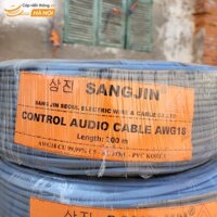 Cáp điều khiển chống nhiễu chính hãng SangJin AWG18 1-Pair 200m CAPVIENTHONGVN dây tín hiệu ổn định bền bỉ