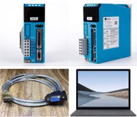Cáp điều khiển lập trình Leadshine Hybrid Servo HBS758S Connect Port CN3 With Computer Download/ Upload Data Rs232 DB9 pin Female to SM-6P CN3 1394 cable